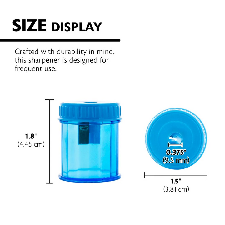 Bazic Ethan Sharpener With Round Receptacle