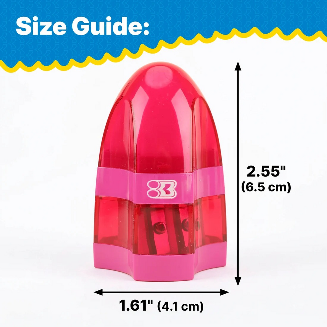 Bazic Connor Dual Hole Sharpener With Receptacle + Eraser