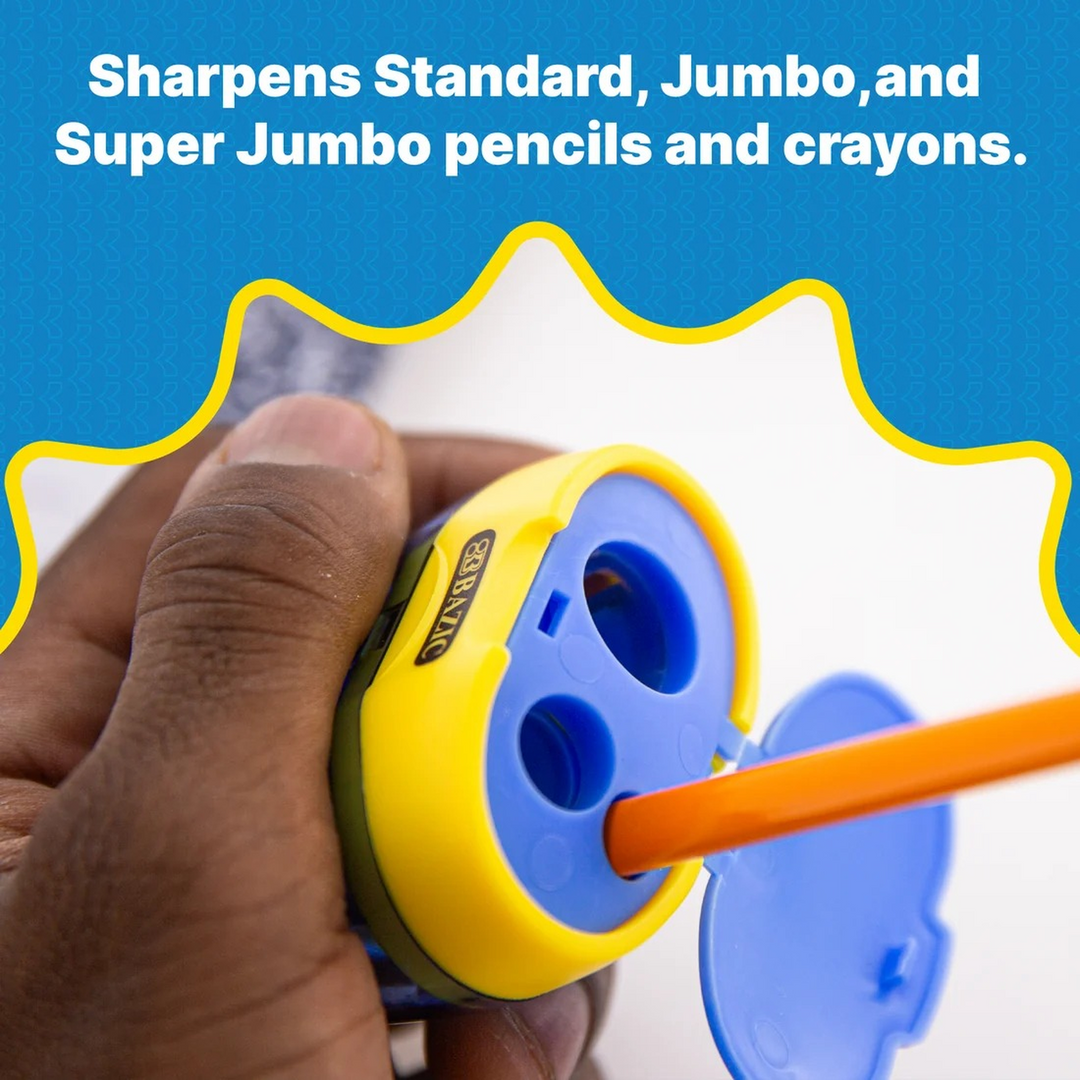 Bazic Riley Triple Hole Sharpener With Receptacle