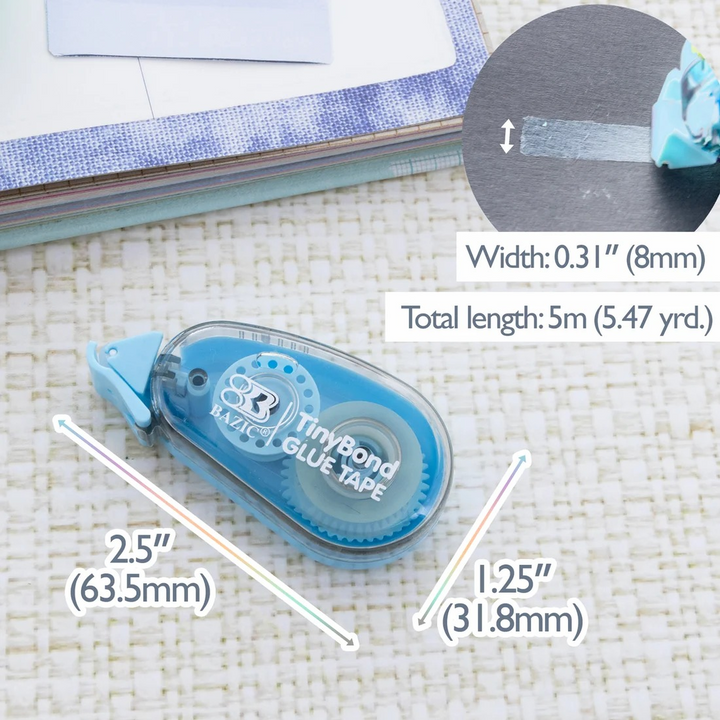 Bazic Tinybond 8 Mm X 5 M Permanent Glue Tape