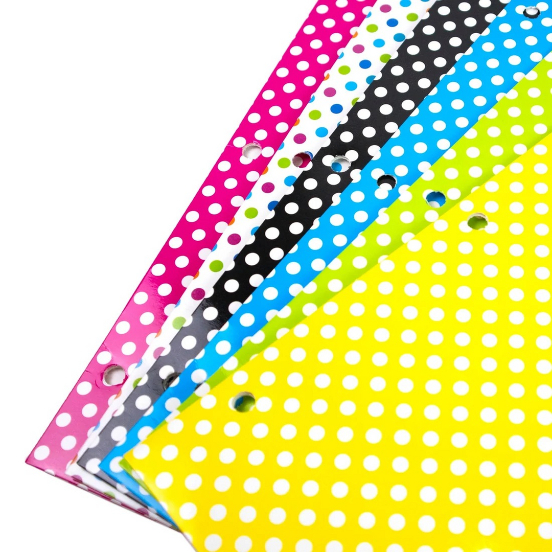 Bazic Polka Dot 2-Pocket Portfolios