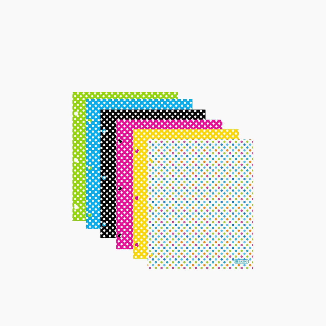 Bazic Polka Dot 2-Pocket Portfolios