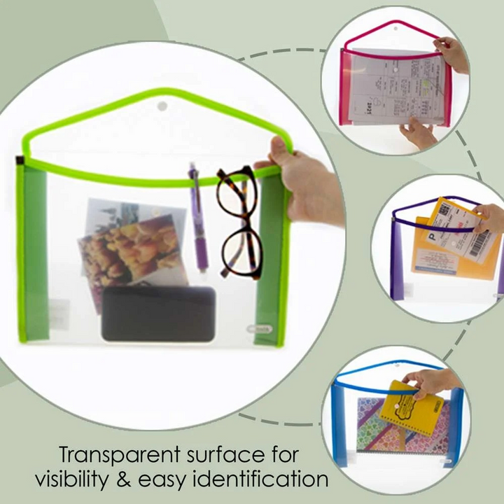 Bazic V-Flap Clear A4/Letter Size Document Holder
