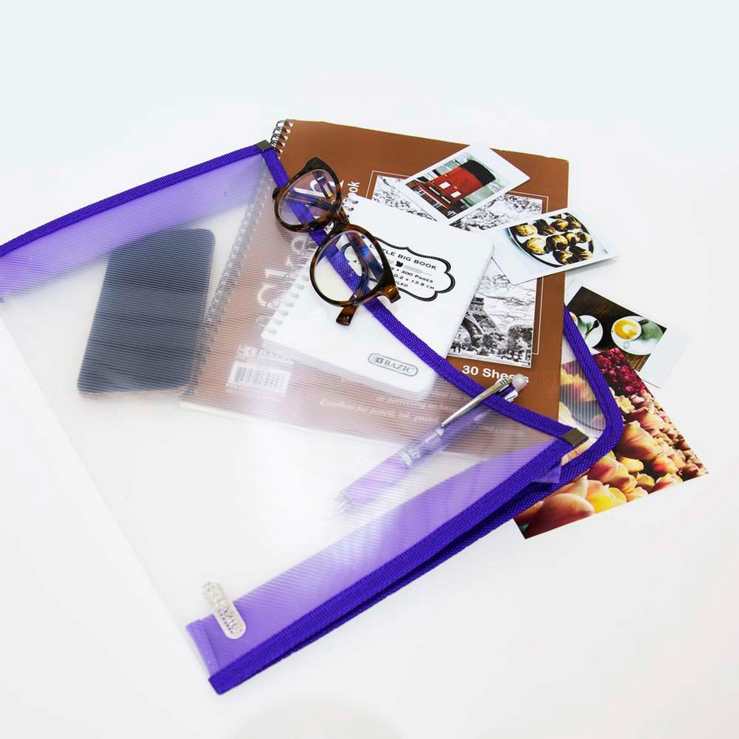 Bazic V-Flap Clear A4/Letter Size Document Holder