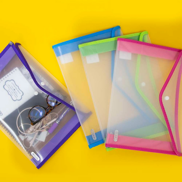 Bazic V-Flap Clear A4/Letter Size Document Holder