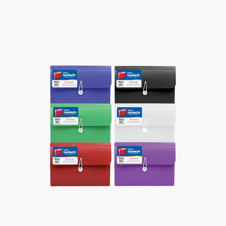 Bazic A4/Letter Size Poly Expanding File