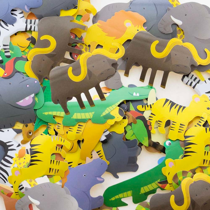 Bazic Animal Series Assorted Stickers 80-Pack