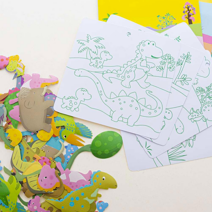 Bazic Animal Series Assorted Stickers 80-Pack