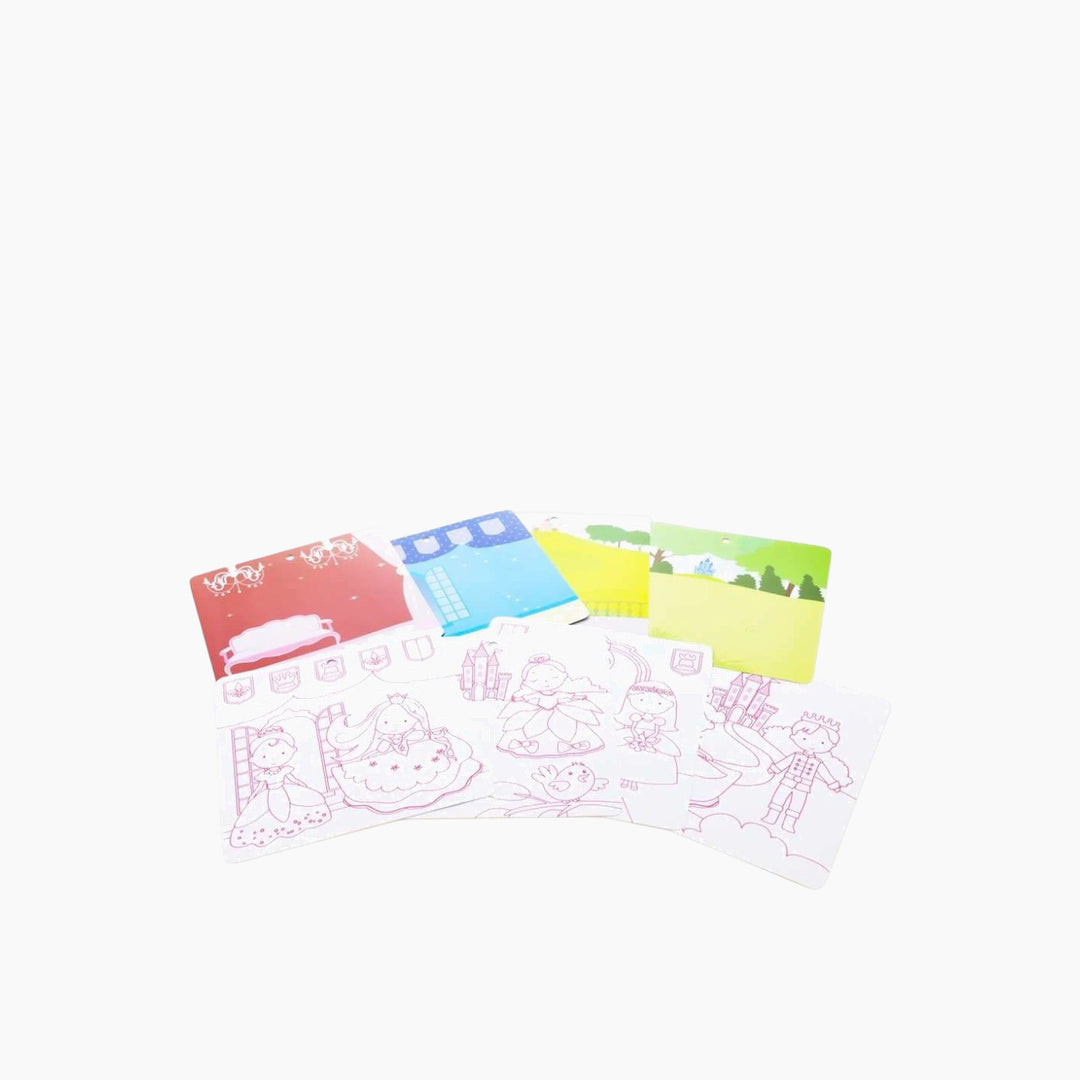 Bazic Princess Series Assorted Sticker 80-Pack