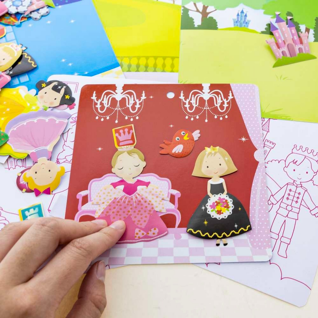 Bazic Princess Series Assorted Sticker 80-Pack