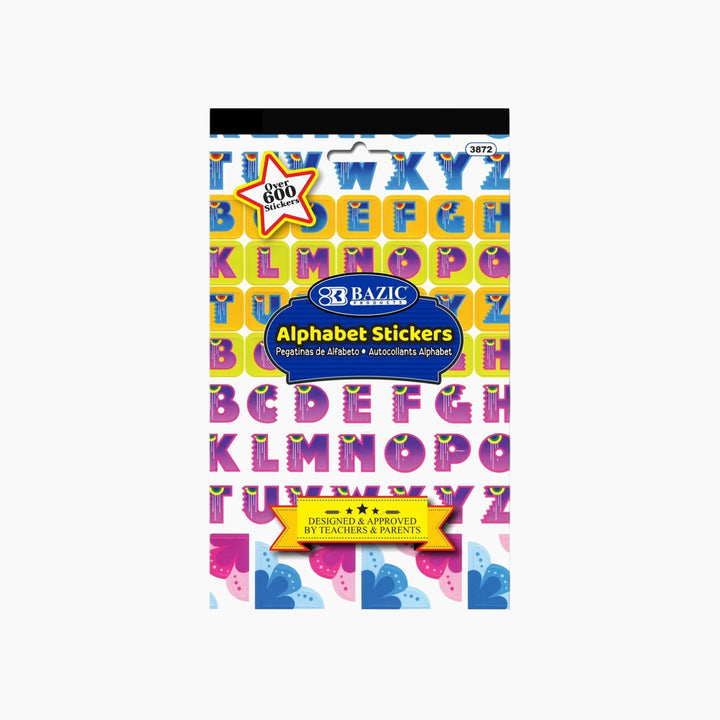 Bazic Alphabet Sticker Book