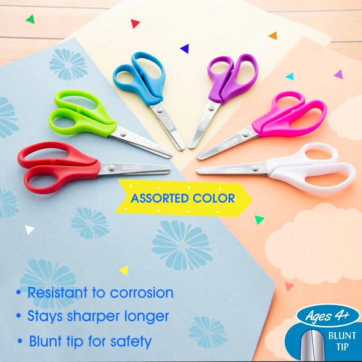 Bazic 5" Blunt Tip School Scissors