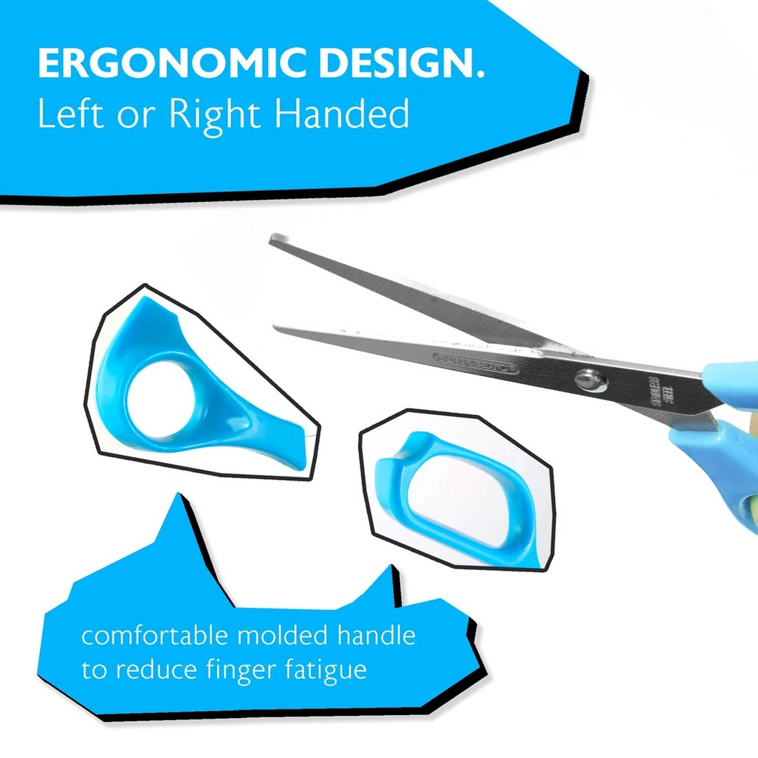Bazic 7" Classic Stainless Steel Scissors