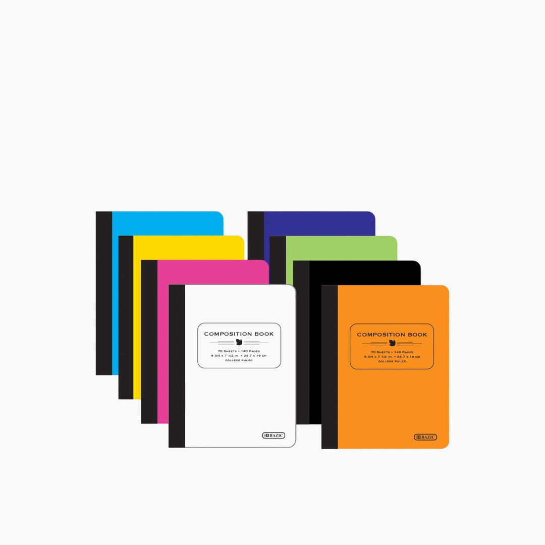 Bazic C/R 70-Count Poly Cover Composition Book