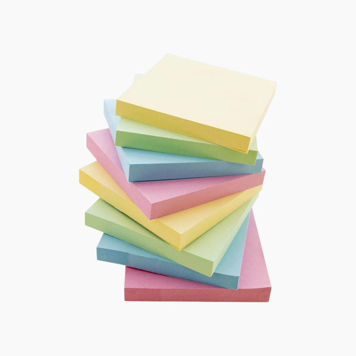 Bazic 100-Count 3" x 3" Sticky Notes 12-Pack
