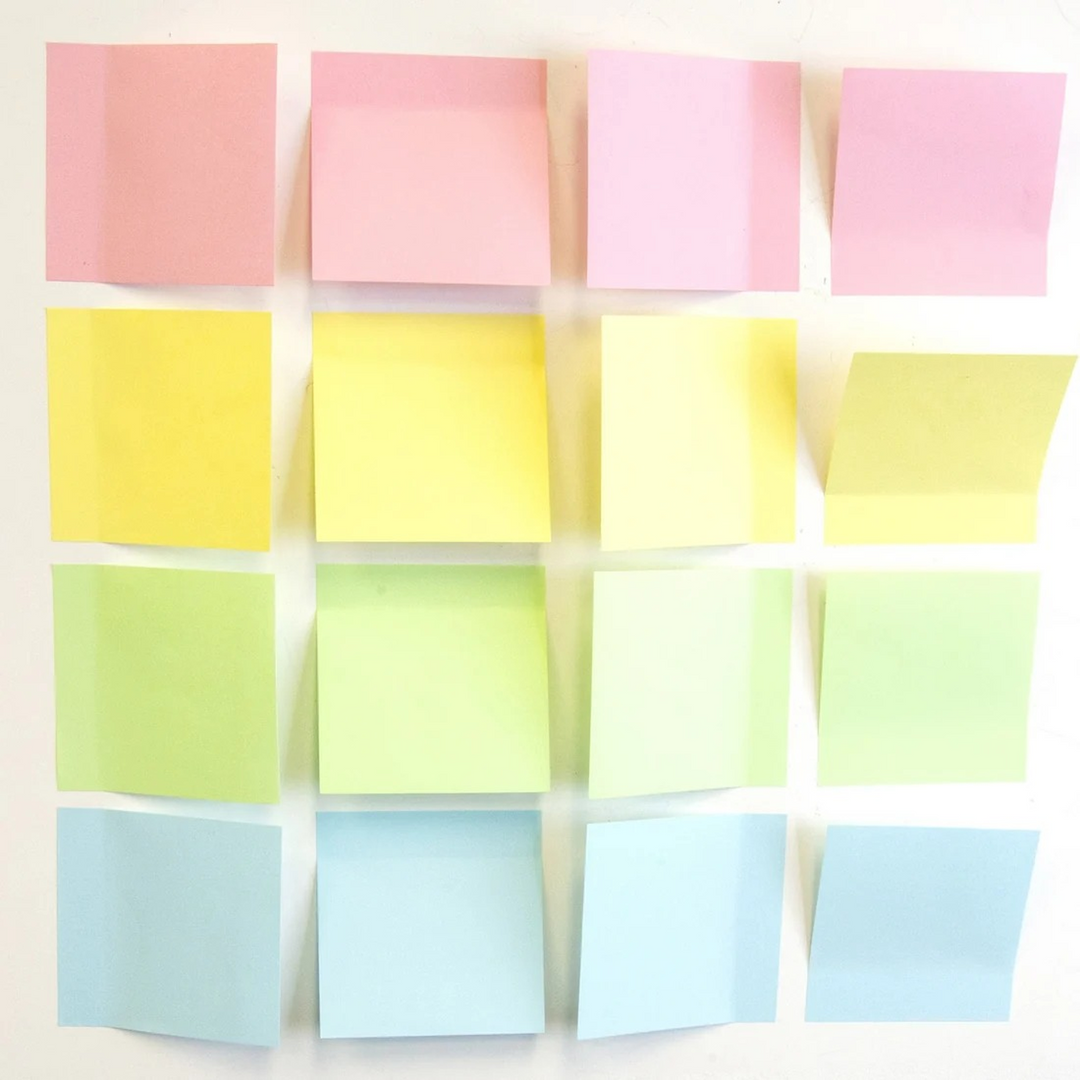 Bazic 100-Count 3" x 3" Sticky Notes 12-Pack
