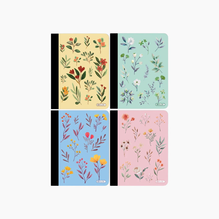 Bazic C/R 100-Count Floral Composition Book