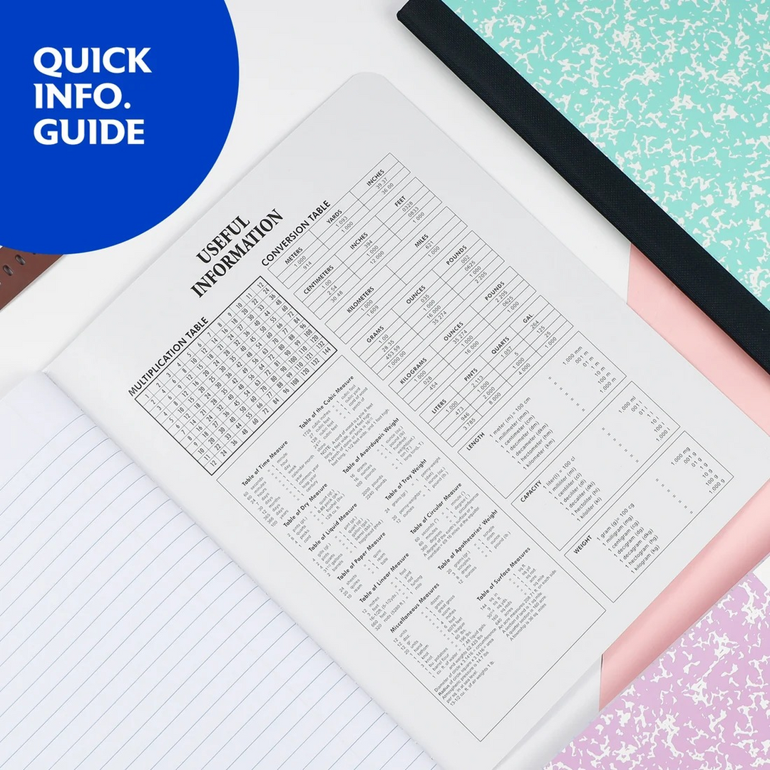 Bazic W/R 100-Count Pastel Color Marble Composition Book