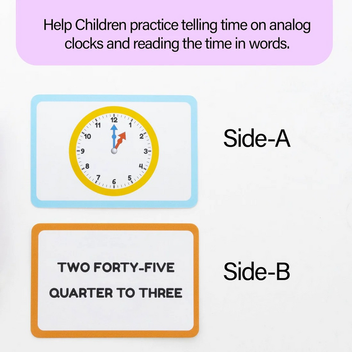 Bazic Time Flash Cards 36-Pack