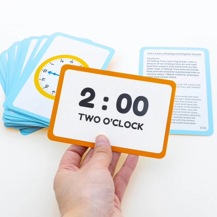 Bazic Time Flash Cards 36-Pack