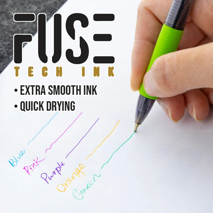 Bazic 5 Color Optima Fuse Tech Ink Retractable Pen