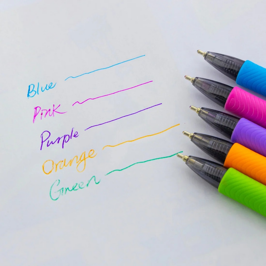 Bazic 5 Color Optima Fuse Tech Ink Retractable Pen