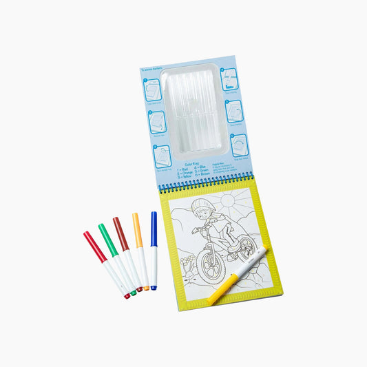 ACTIVITY PAD Color y Numers Coloring Pad- lue