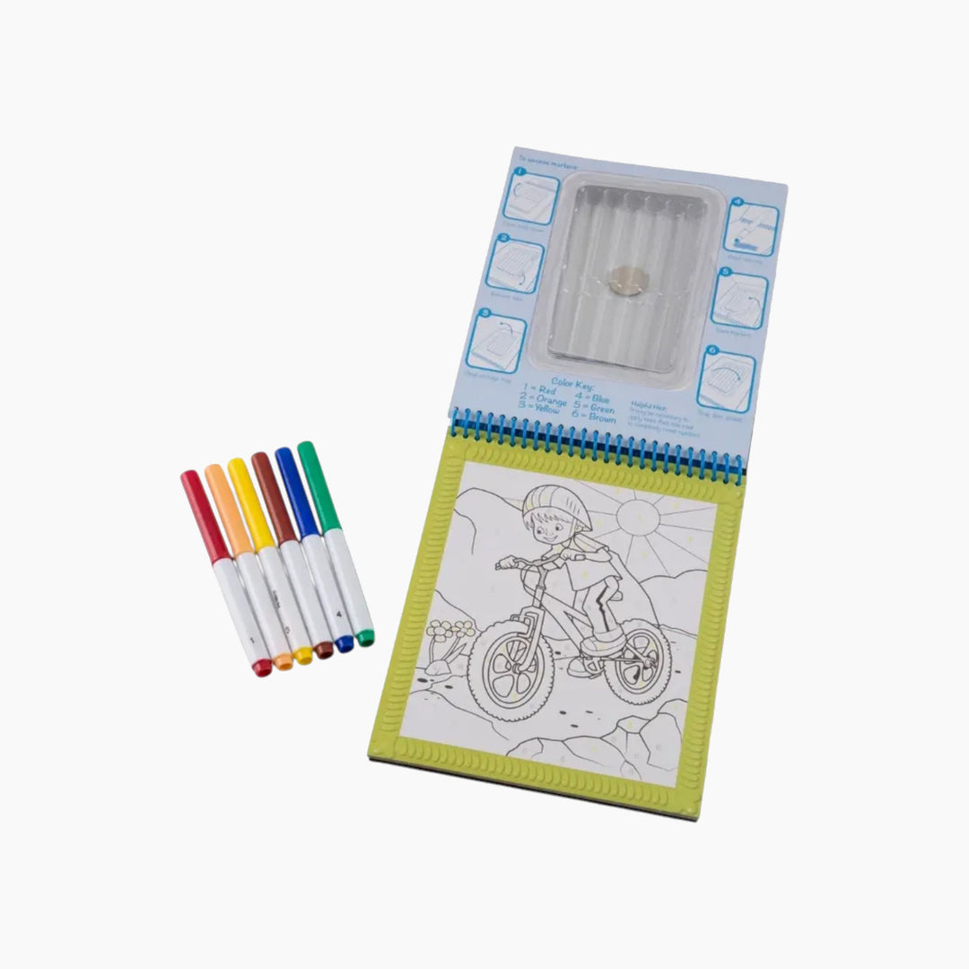 Melissa &amp; Doug Color by Numbers Coloring Pad- Blue