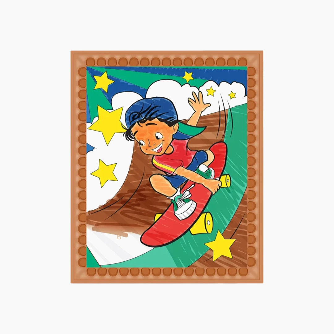 Melissa &amp; Doug Color by Numbers Coloring Pad- Blue