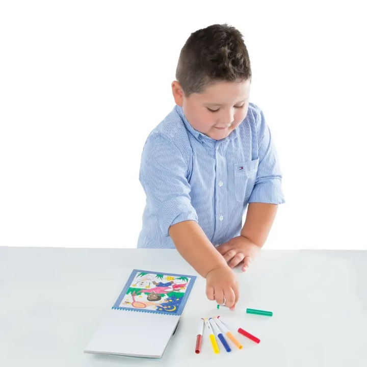 Melissa &amp; Doug Color by Numbers Coloring Pad- Blue