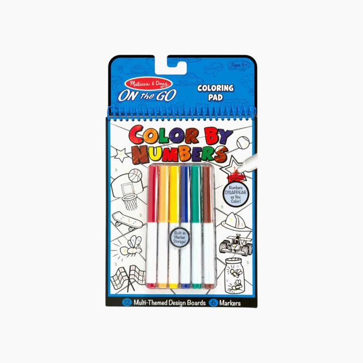 Melissa &amp; Doug Color by Numbers Coloring Pad- Blue
