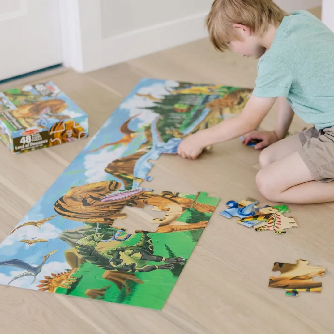 Melissa &amp; Doug 48-piece Land of Dinosaurs floor puzzle