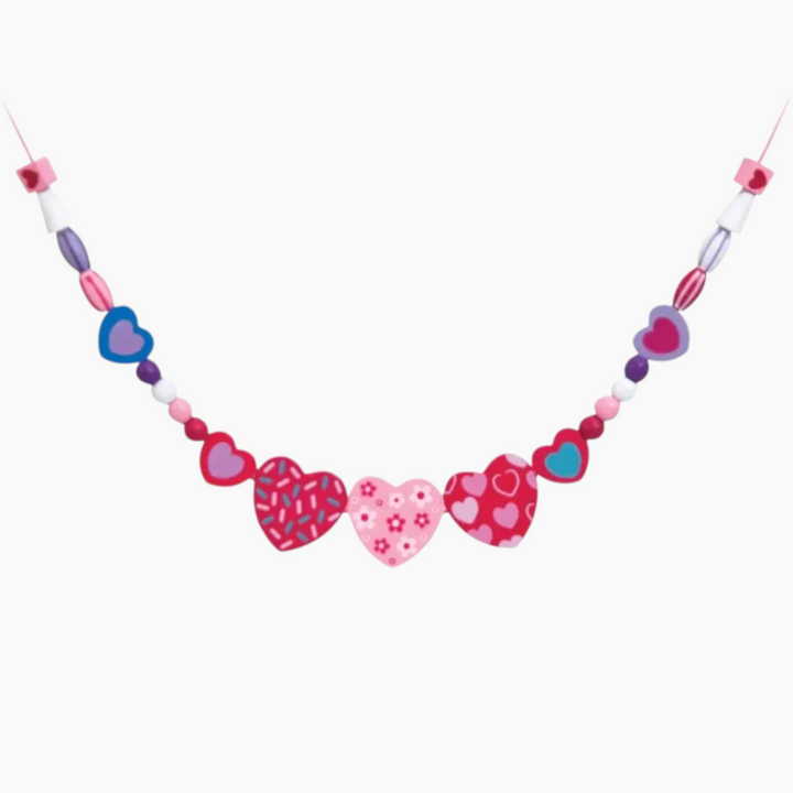 Melissa &amp; Doug Created by Me! Heart Beads Wooden Bead Kit