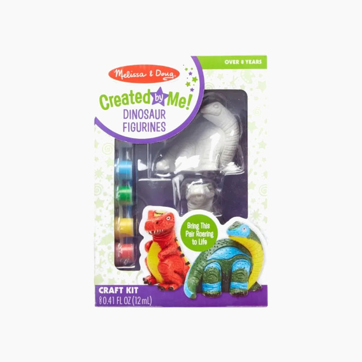 Melissa &amp; Doug Created by Me! Dinosaur Figurines Craft Kit