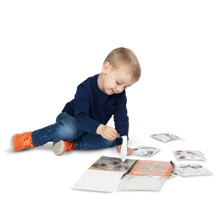 Melissa &amp; Doug Make-A-Face- Safari Reusable Sticker Pad