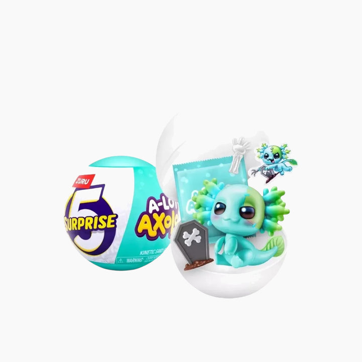 Zuru 5 Surprise A-Lot-A Axolotls collectible mystery capsule