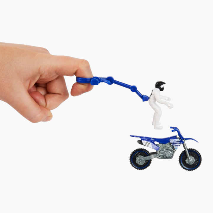 Spin Master 1:24 scale die-cast Supercross dirt bike with rider figure