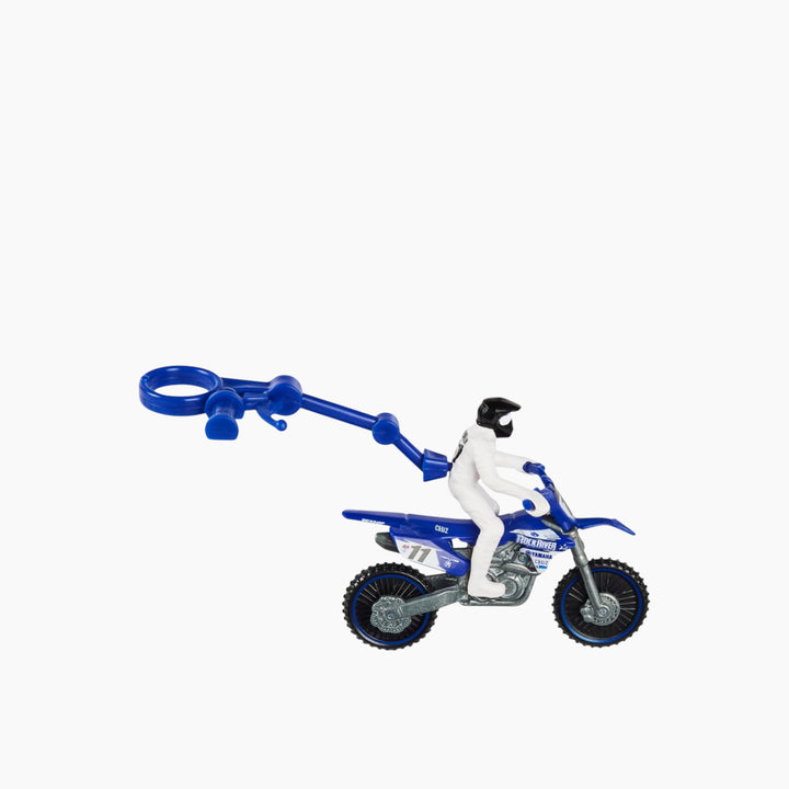 Spin Master 1:24 scale die-cast Supercross dirt bike with rider figure