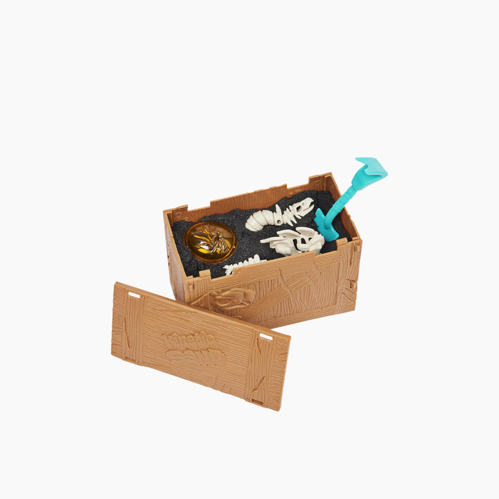 Spin Master Kinetic Sand Dino Xcavate science kit with excavation tool