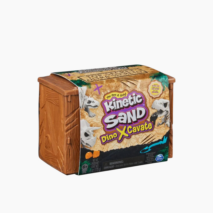 Spin Master Kinetic Sand Dino Xcavate science kit with excavation tool