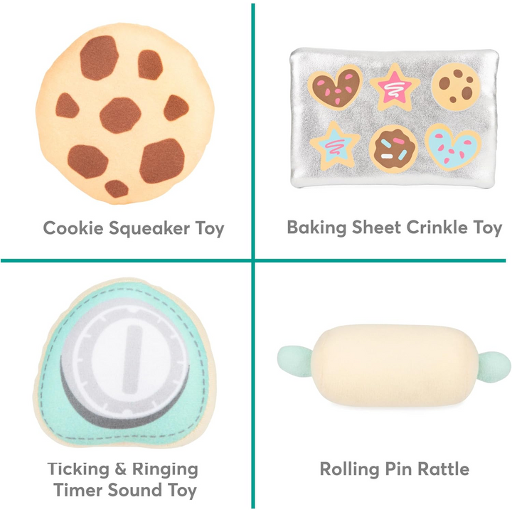 Spin Master My First Baking Playset toy kitchen with plush pieces