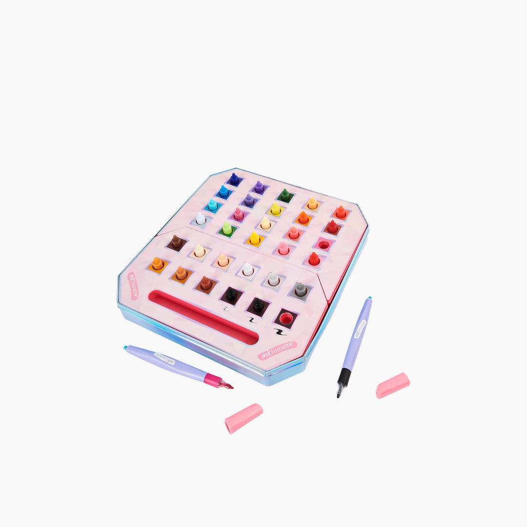 Spin Master Inkfluencer Click N Color marker set with 32 vibrant colors