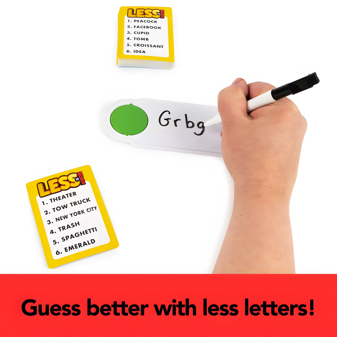Spin Master Less Is More board game for word guessing