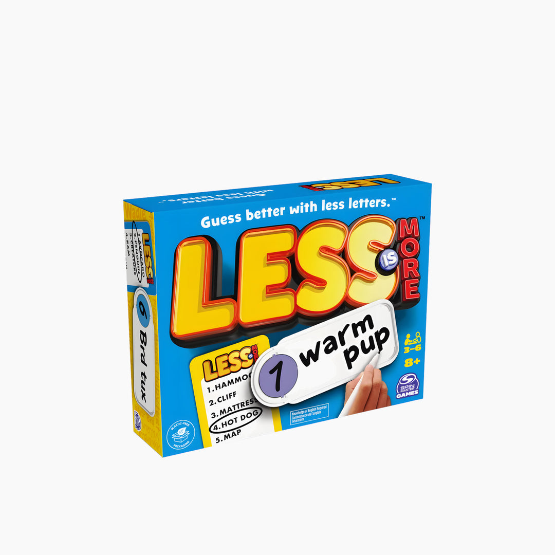 Spin Master Less Is More board game for word guessing
