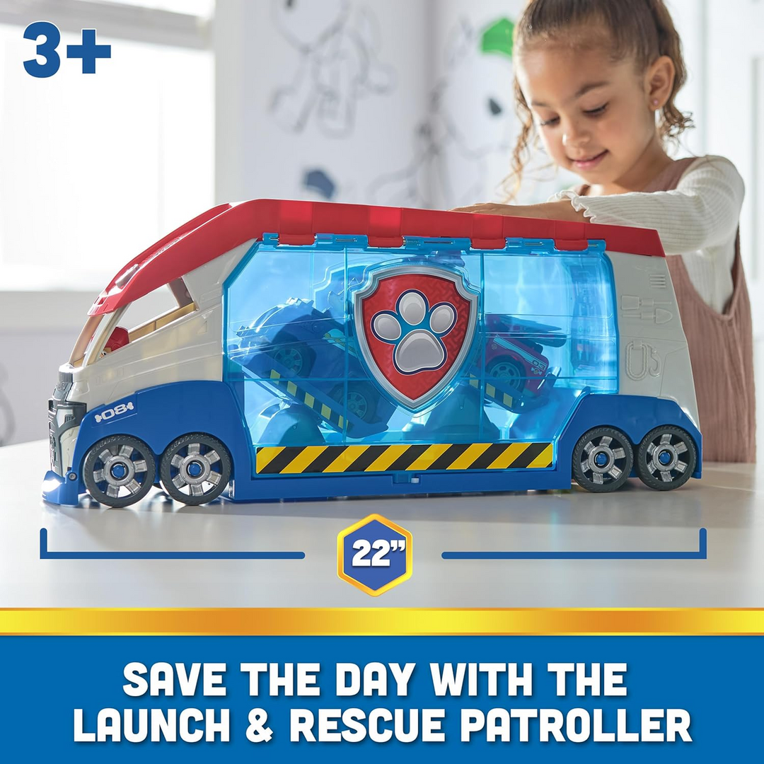 Spin Master Paw Patrol Launch &amp; Rescue Patroller toy playset with Ryder action figure and ATV