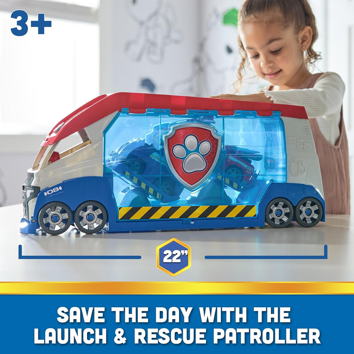 Spin Master Paw Patrol Launch &amp; Rescue Patroller toy playset with Ryder action figure and ATV