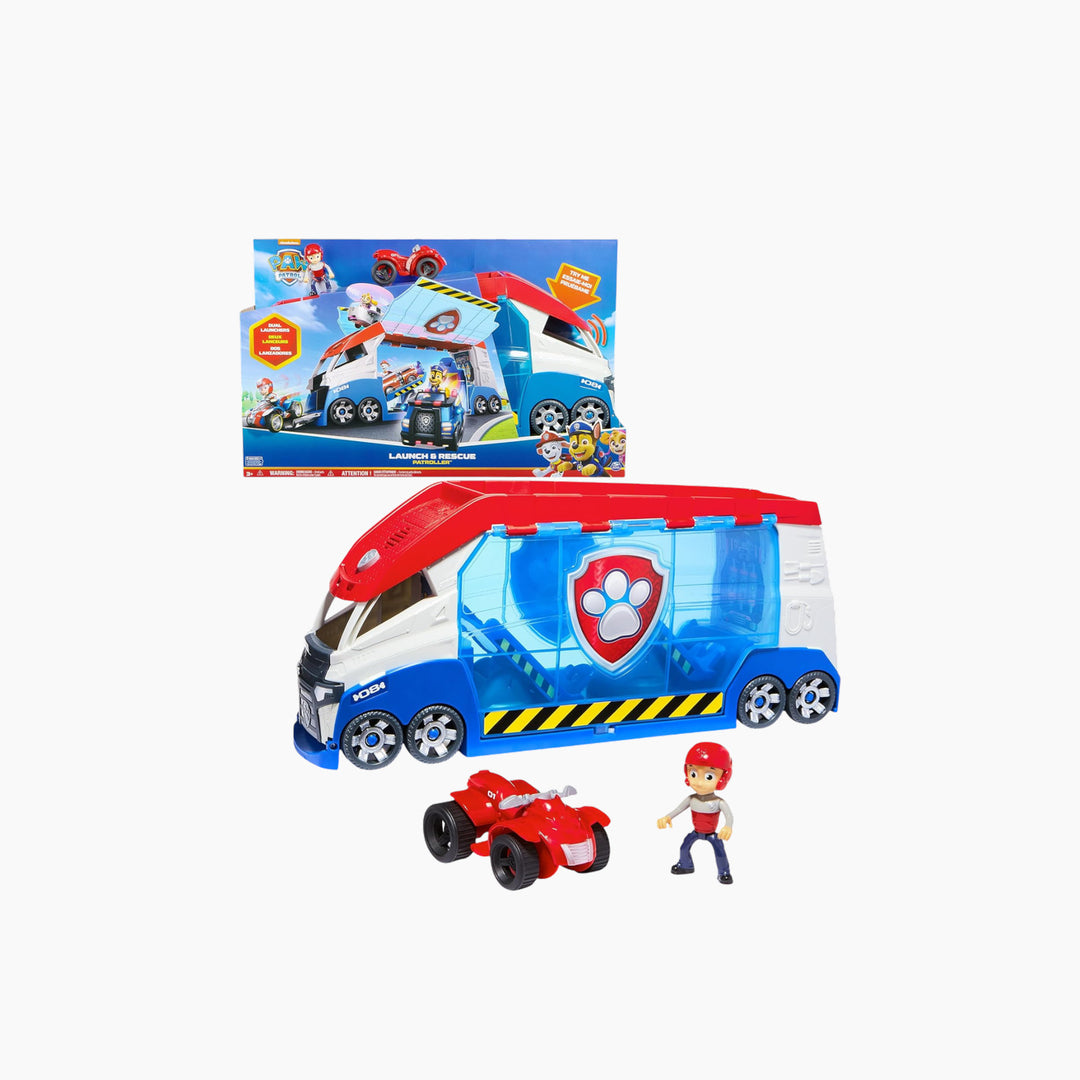 Spin Master Paw Patrol Launch &amp; Rescue Patroller toy playset with Ryder action figure and ATV
