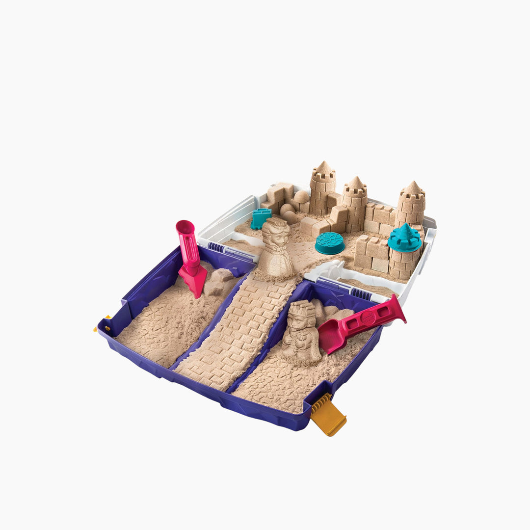 Spin Master Kinetic Sand Folding Sand Box with 2 Lbs of sand