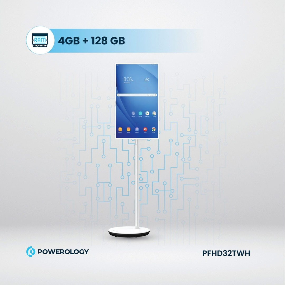 Powerology 32-inch Android Smart Screen with IPS display