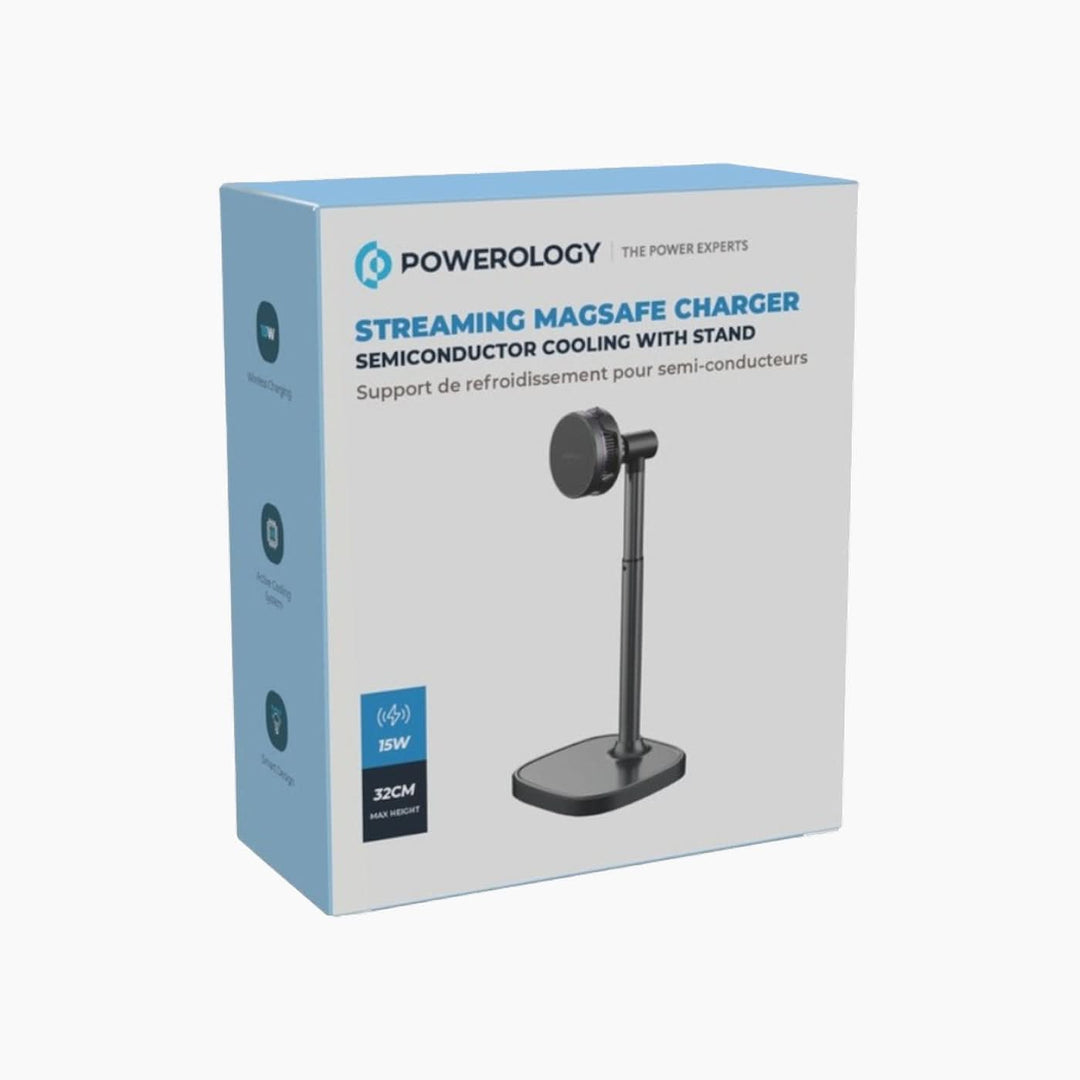 Powerology Streaming MagSafe Charger with integrated stand